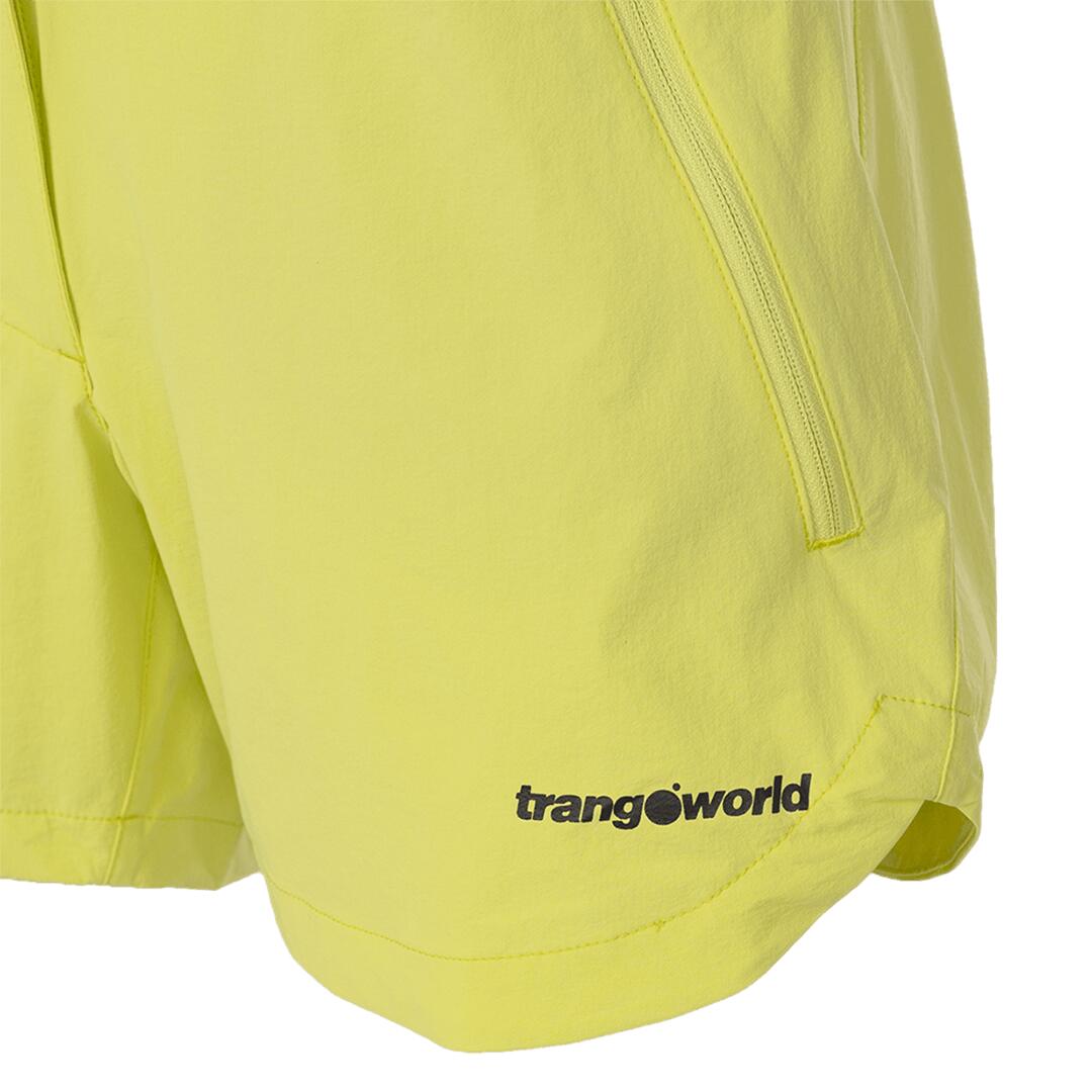 Pantalones cortos para Mujer Trangoworld Stora Amarillo/Negro 2/7