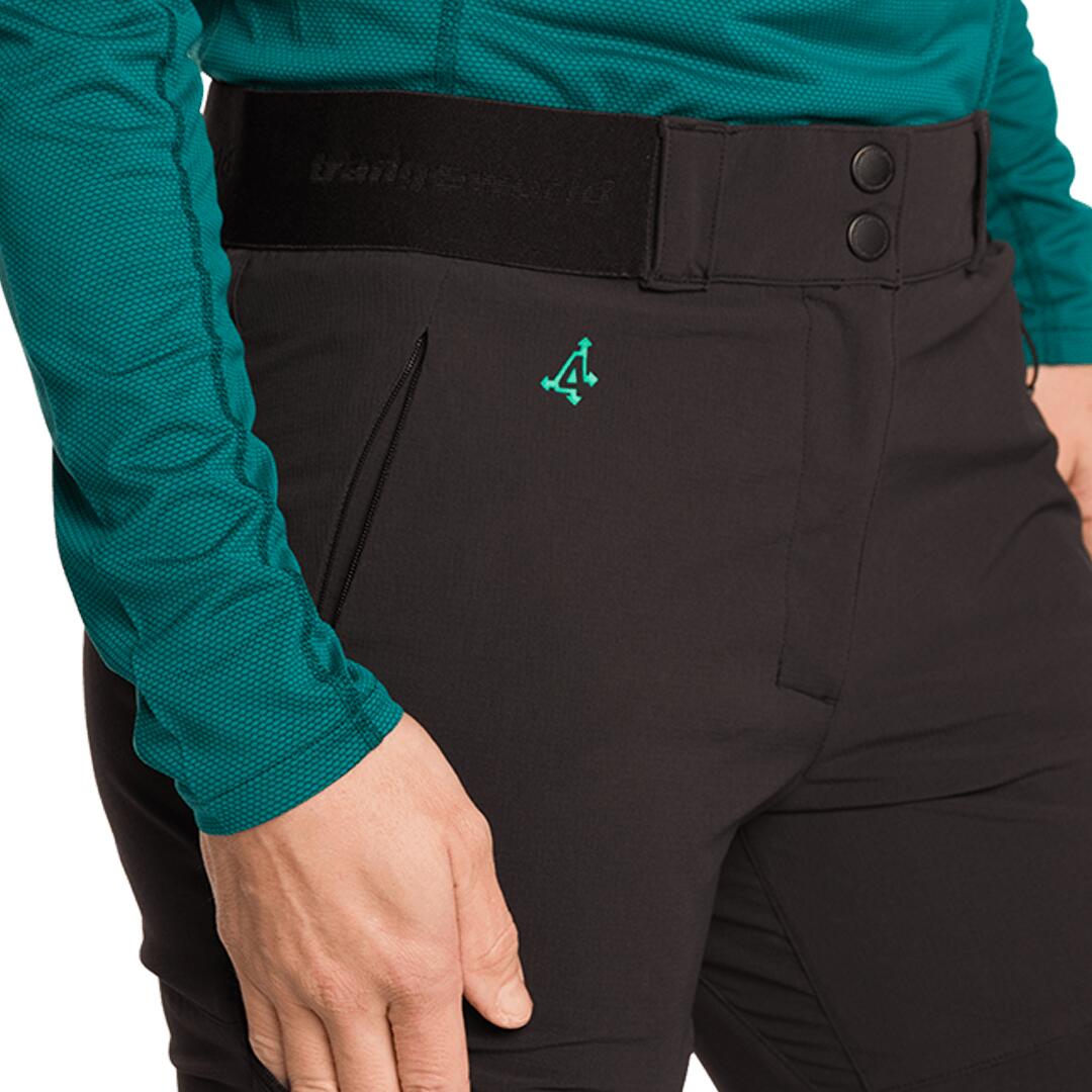 Pantalón para Mujer Trangoworld Balmaz Negro 6/7