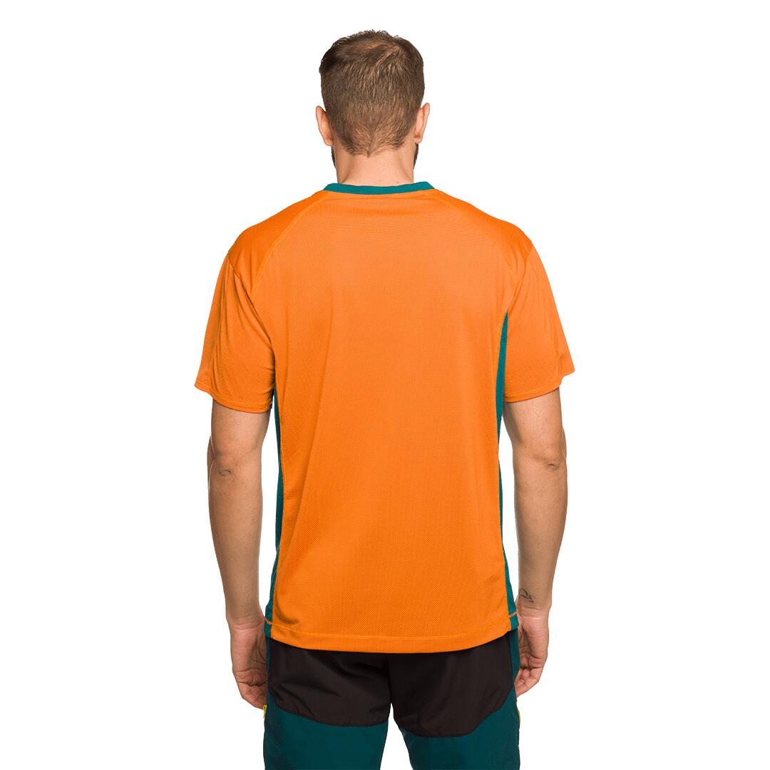 Camiseta para Hombre Trangoworld Ritsem Naranja/Gris 4/6