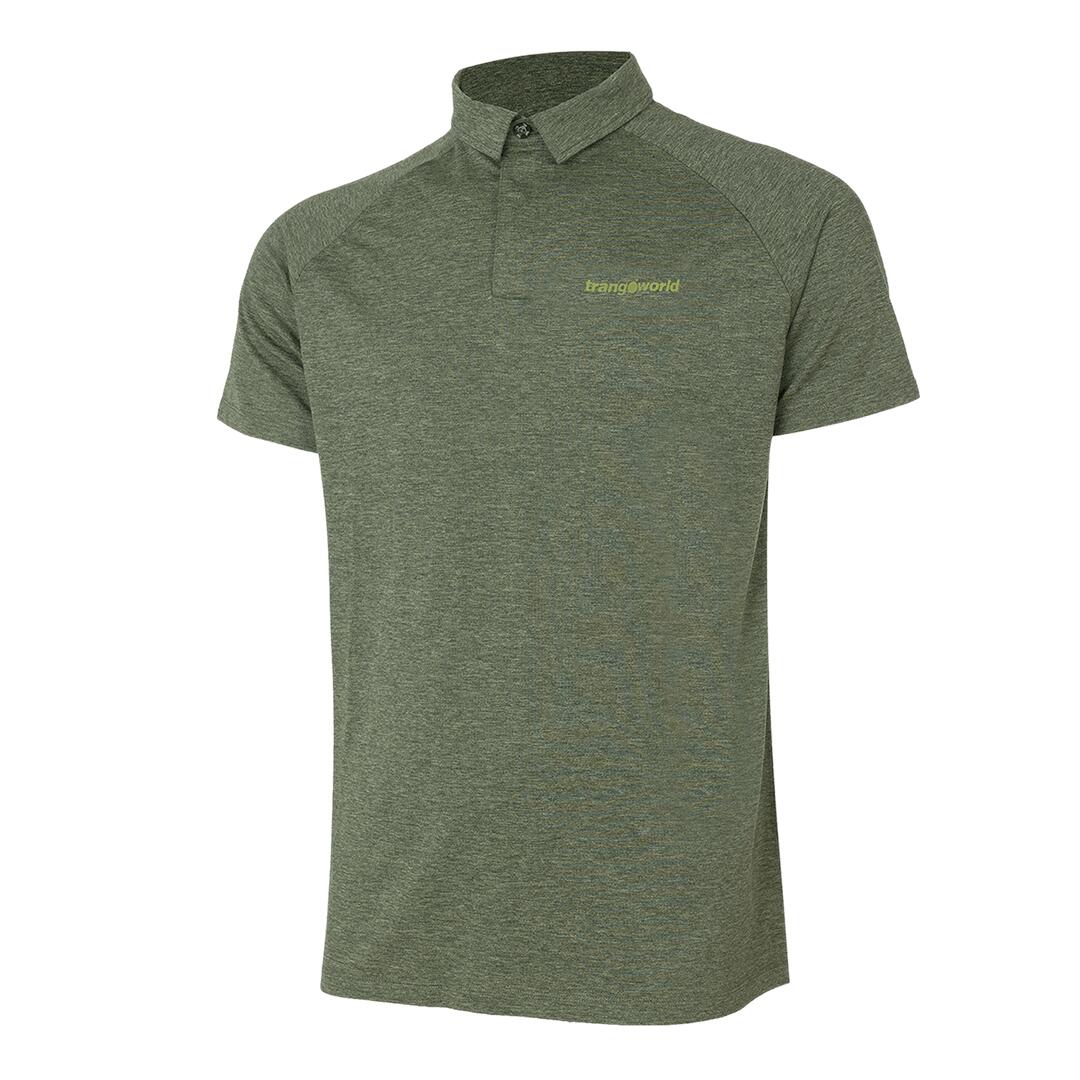 TRANGOWORLD Polo manga corta para Hombre Trangoworld Gordon Verde protección UV+30