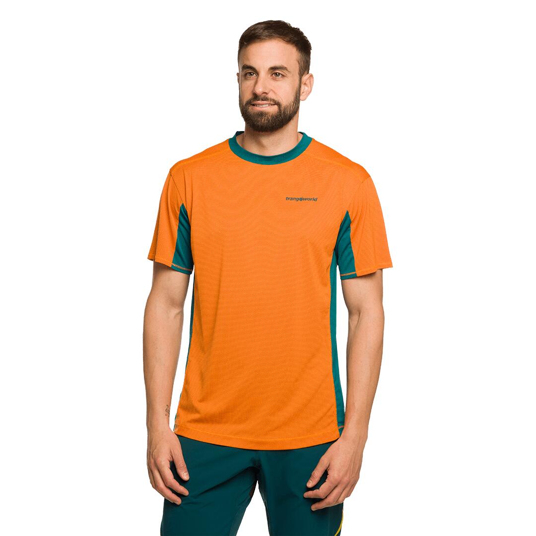 Camiseta para Hombre Trangoworld Ritsem Naranja/Gris 3/6