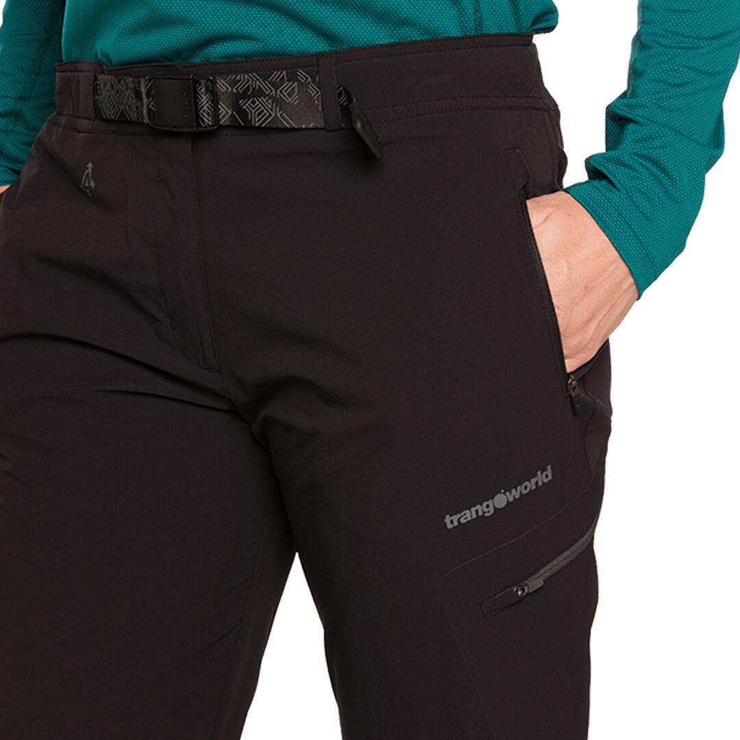 Pantalón para Mujer Trangoworld Luna sf Negro/Gris 5/7