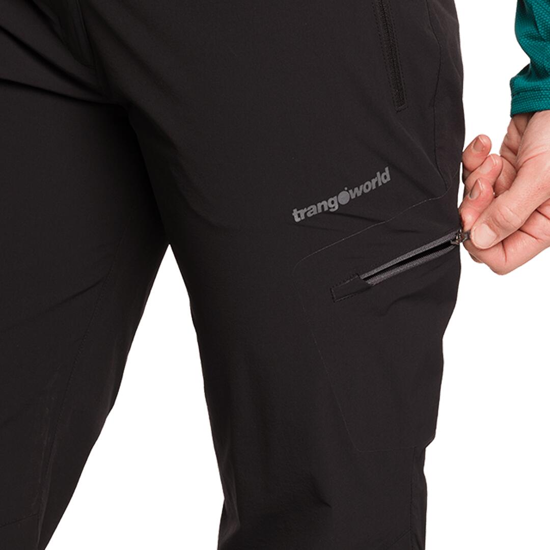 Pantalón para Mujer Trangoworld Luna sf Negro/Gris 6/7