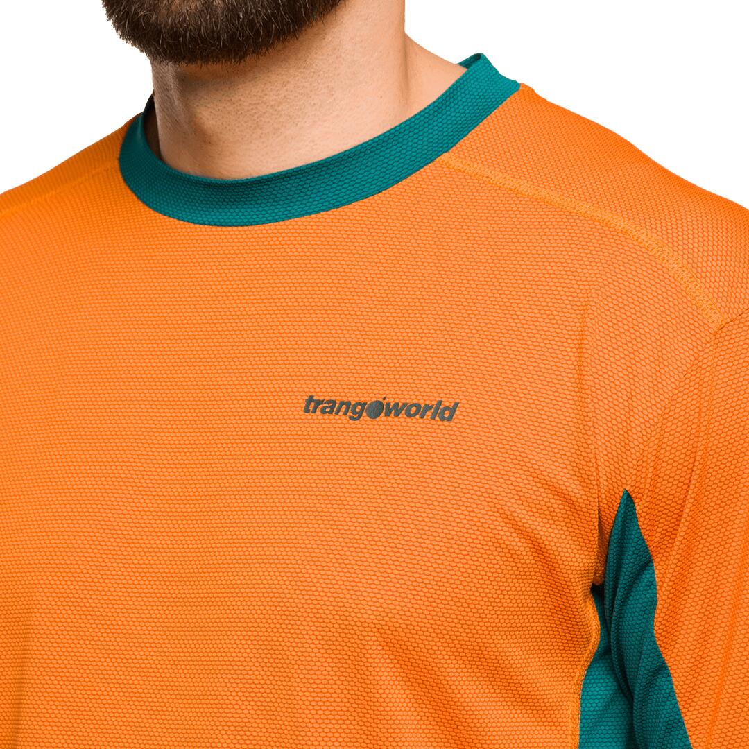 Camiseta para Hombre Trangoworld Ritsem Naranja/Gris 5/6