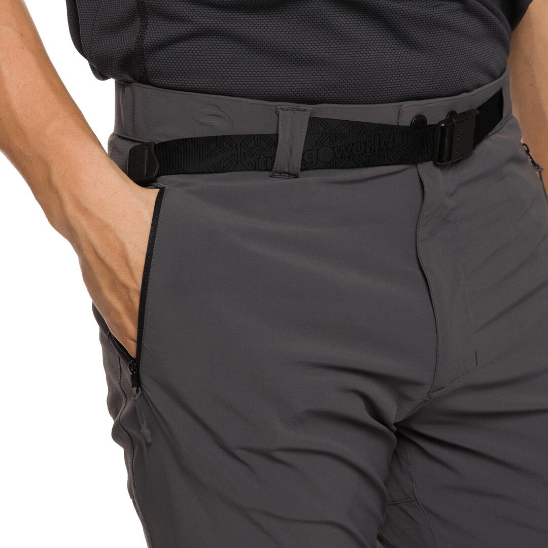 Pantalón para Hombre Trangoworld Rudah Gris/Negro 6/7