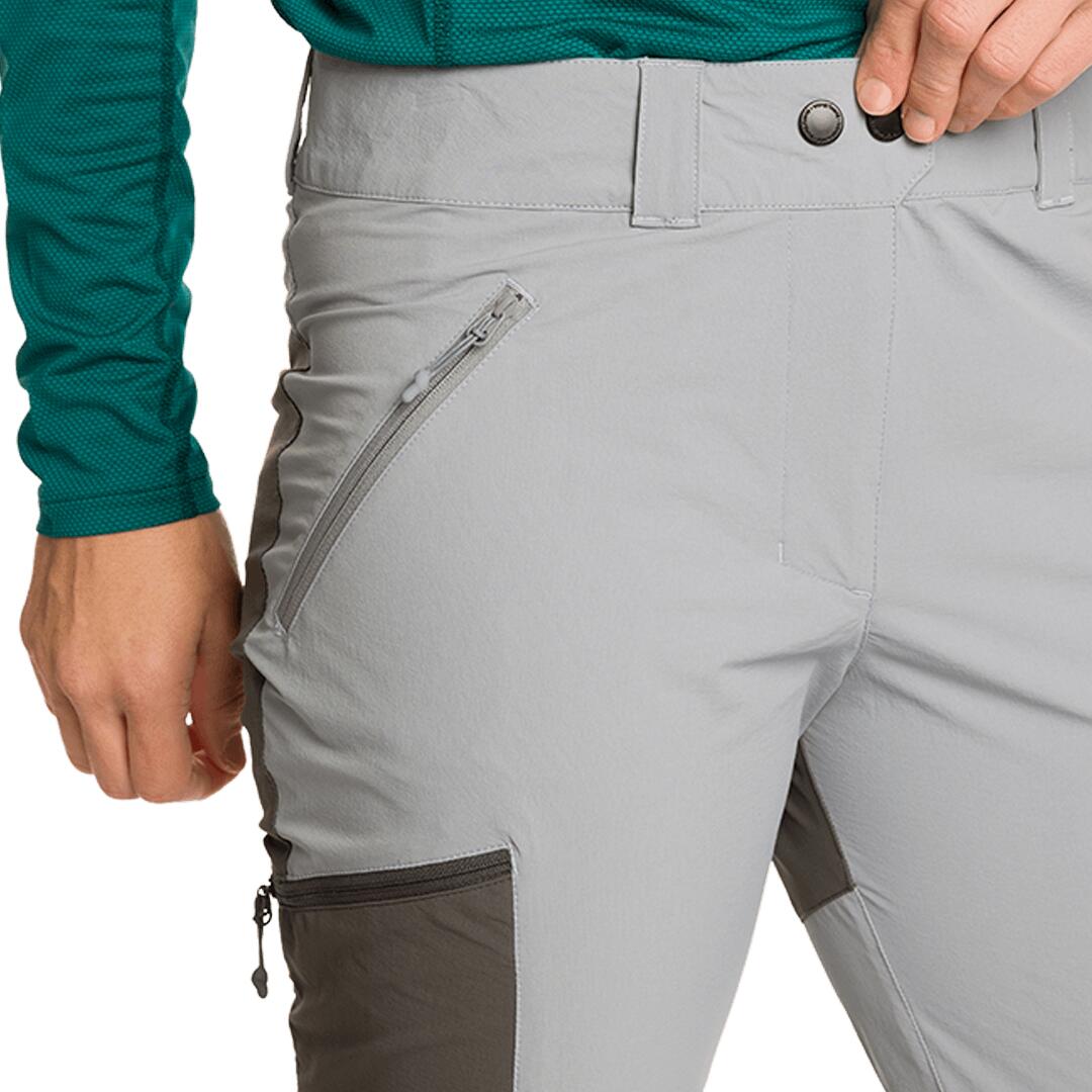 Pantalón para Mujer Trangoworld Malaren Gris/Gris/Gris 6/7