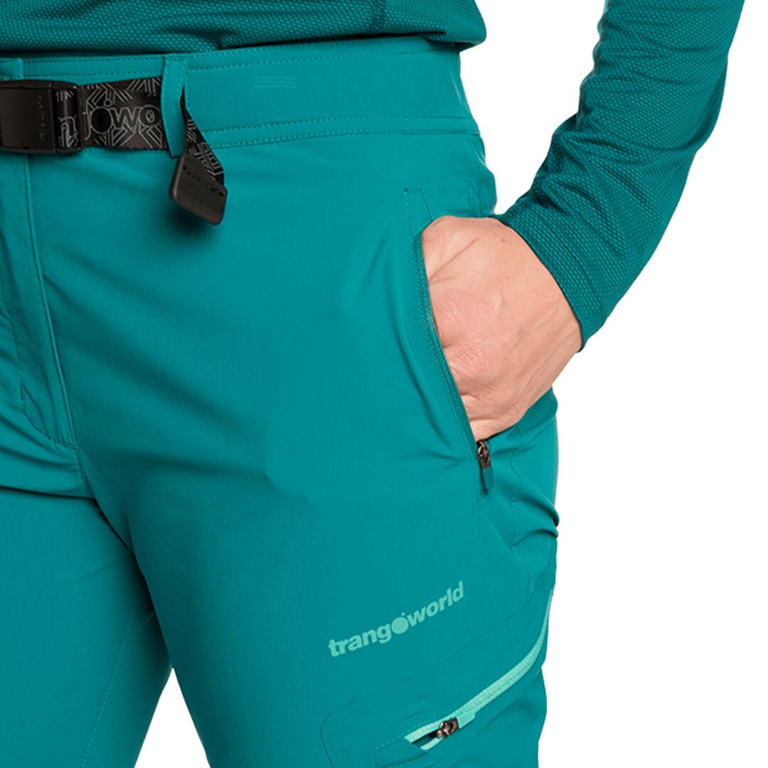 Pantalón para Mujer Trangoworld Luna sf Verde 5/7