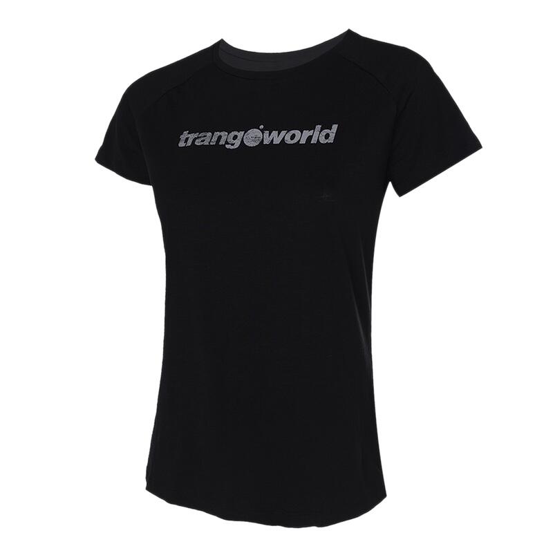 Camiseta de manga corta para Mujer Trangoworld Azagra th Negro/Gris