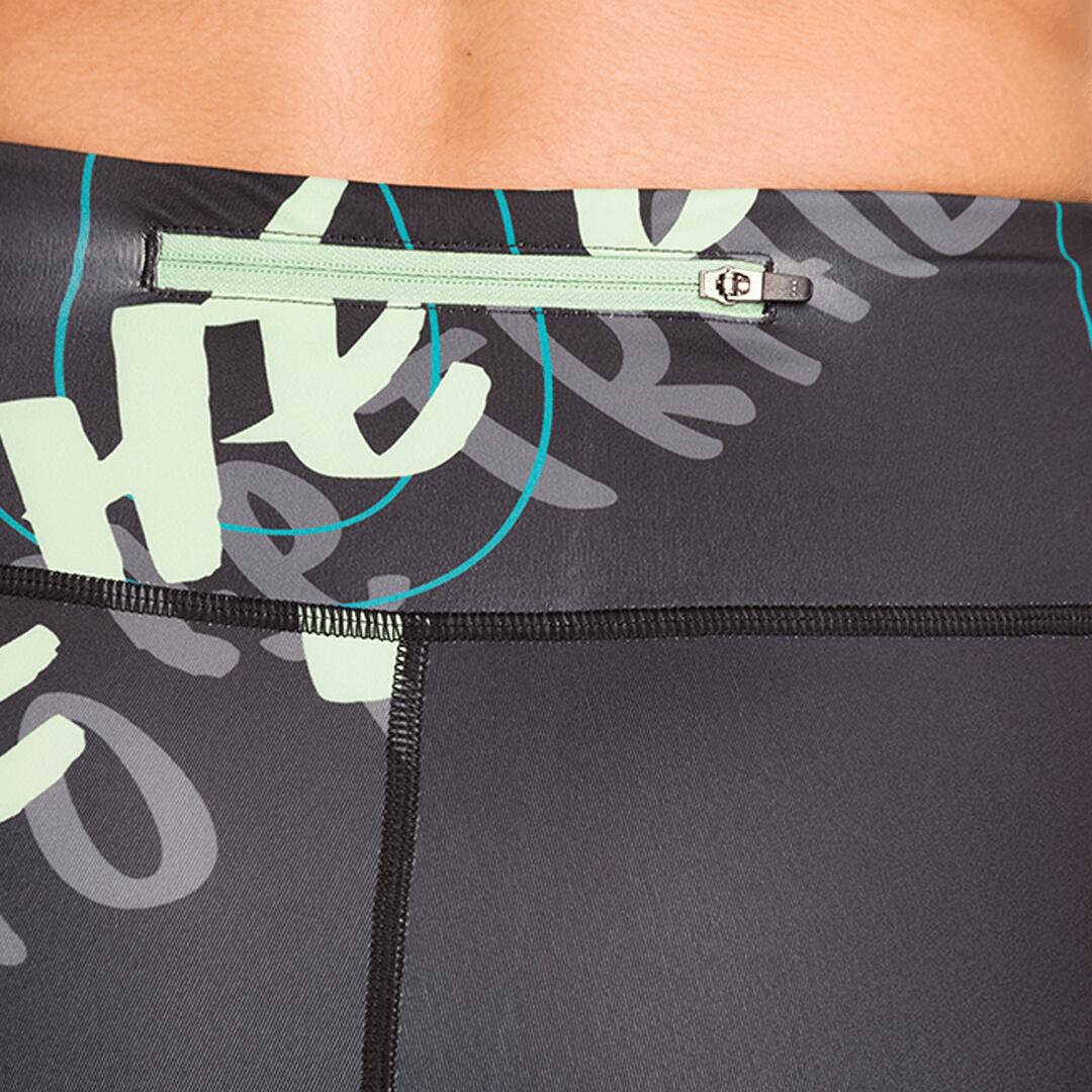Mallas cortas de Trail Running para Mujer Trangoworld Berdun Negro/Negro 6/6