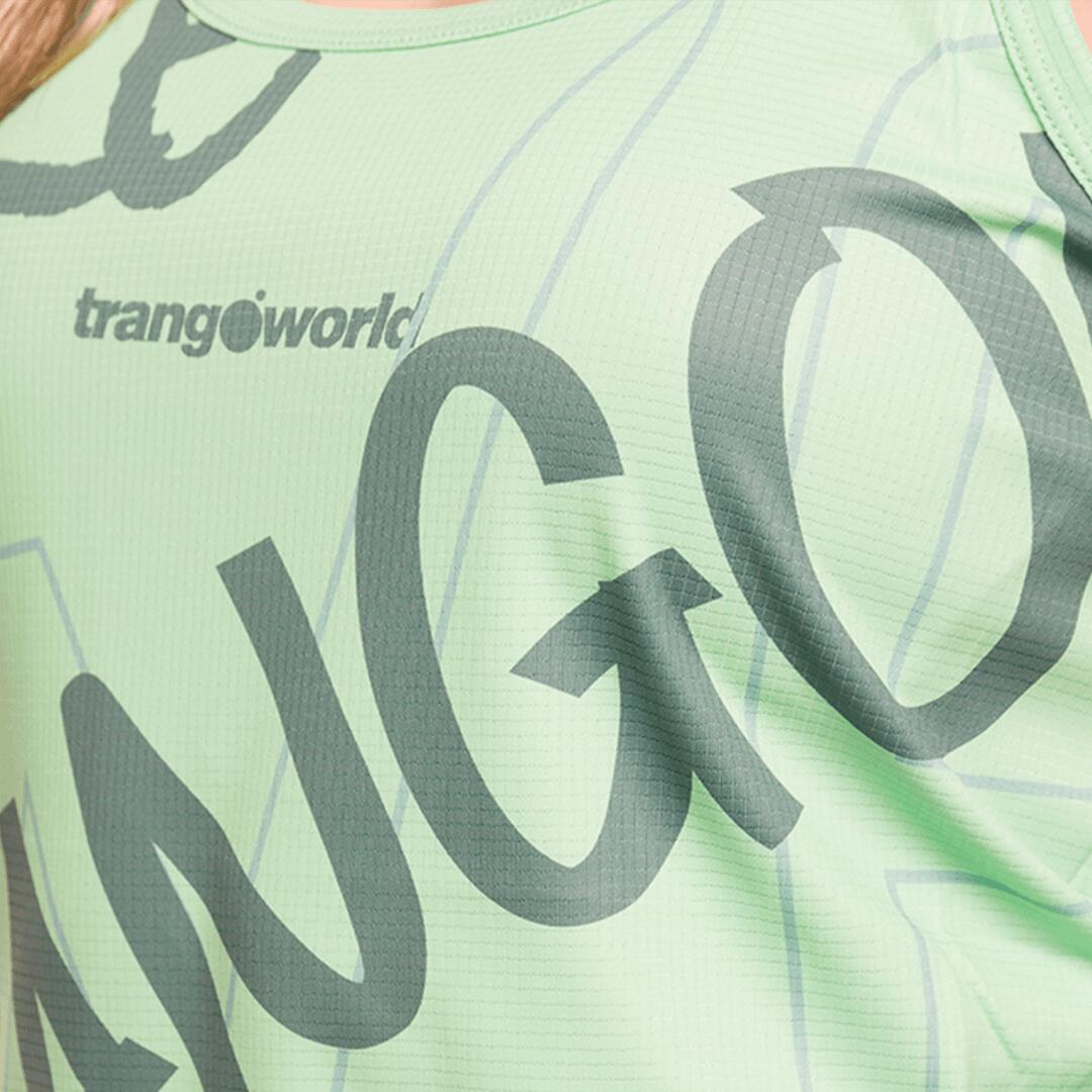 Camiseta de Trail Running para Mujer Trangoworld Senz Verde 6/6