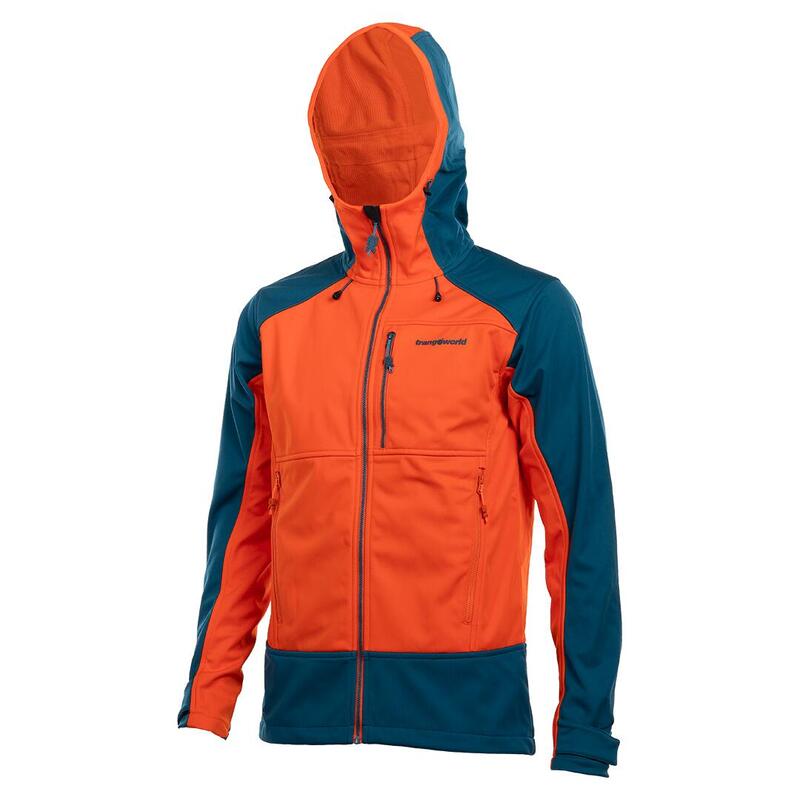 Softshell para Hombre Trangoworld Trx2 soft pro dr Naranja/Negro/Azul