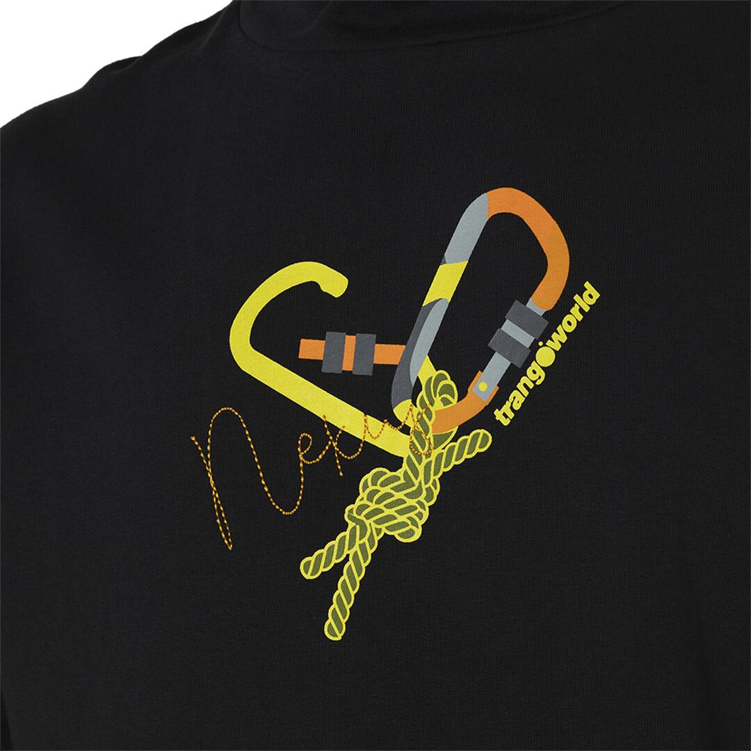 Sudadera para Hombre Trangoworld Nexus Negro/Naranja 2/6
