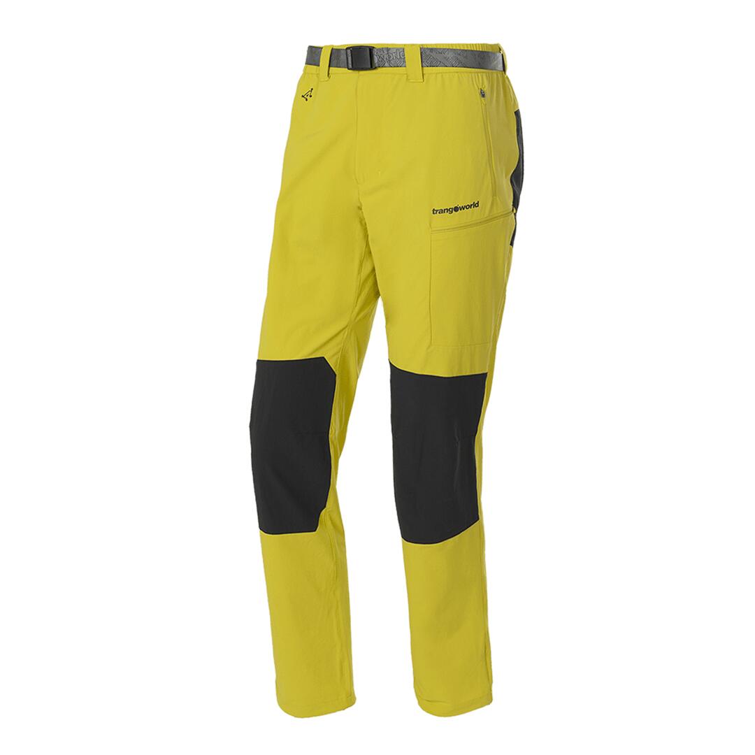 TRANGOWORLD Pantalón para Hombre Trangoworld Drohmo sf Amarillo/Negro protección UV+30