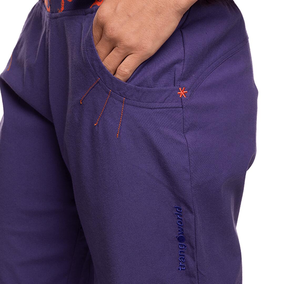 Pantalón para Mujer Trangoworld Loutra Azul/Blanco 6/6