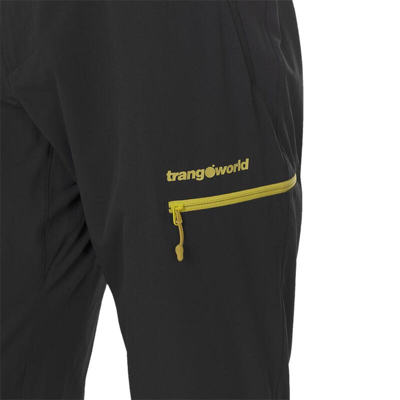 Pantalón para Hombre Trangoworld Altai sf Negro/Amarillo protección UV+30