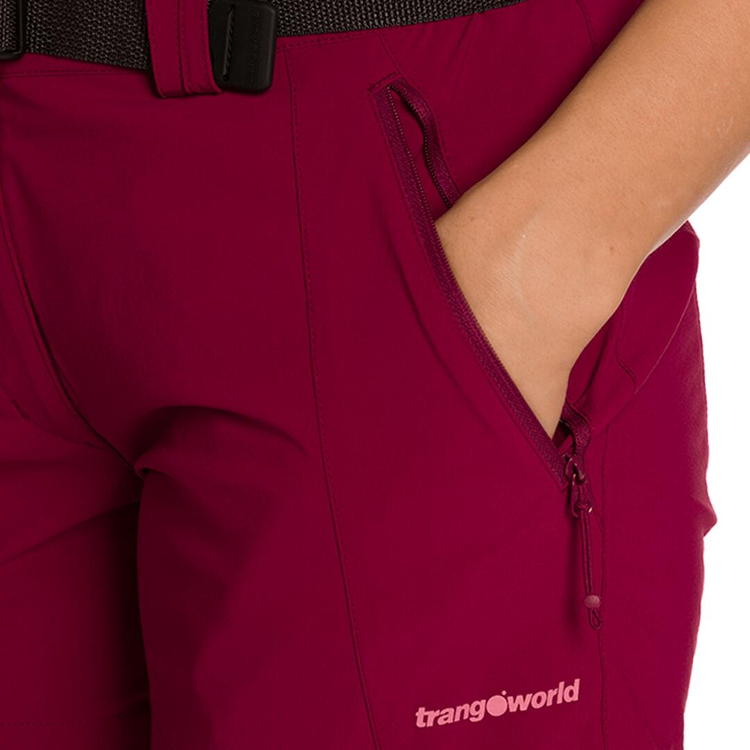 Pantalones cortos para Mujer Trangoworld Gorner Morado protección UV+50 5/6