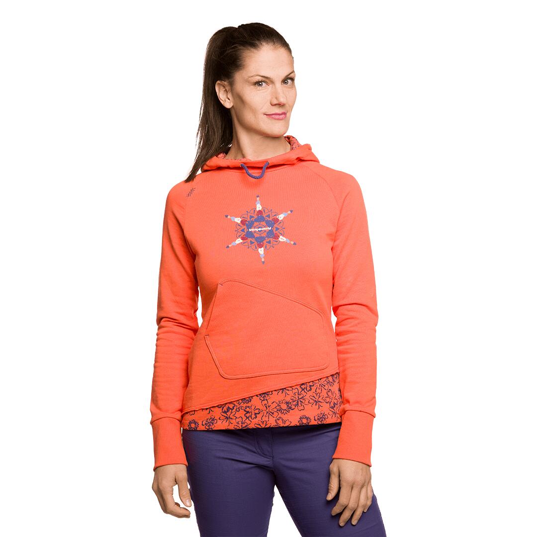 Sudadera para Mujer Trangoworld Bucegi Naranja 3/6