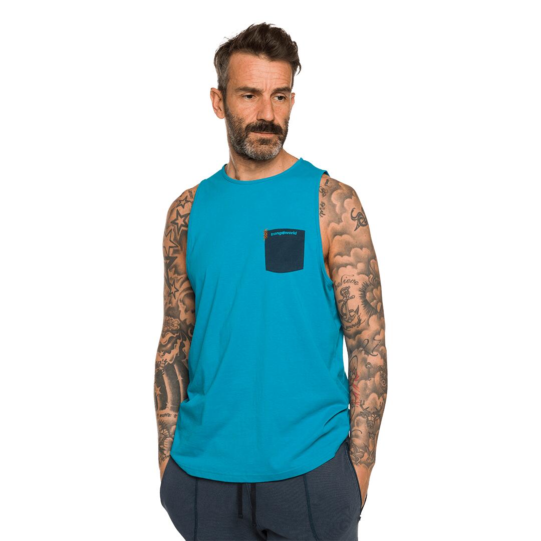 Camiseta para Hombre Trangoworld Anse Azul/Azul 3/5