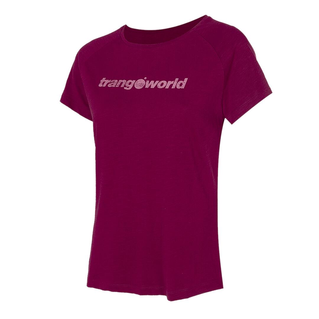 TRANGOWORLD Camiseta para Mujer Trangoworld Azagra th Morado/Rosa