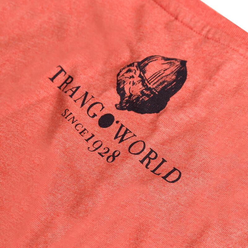 Camiseta de manga corta para Hombre Trangoworld Nubes Naranja