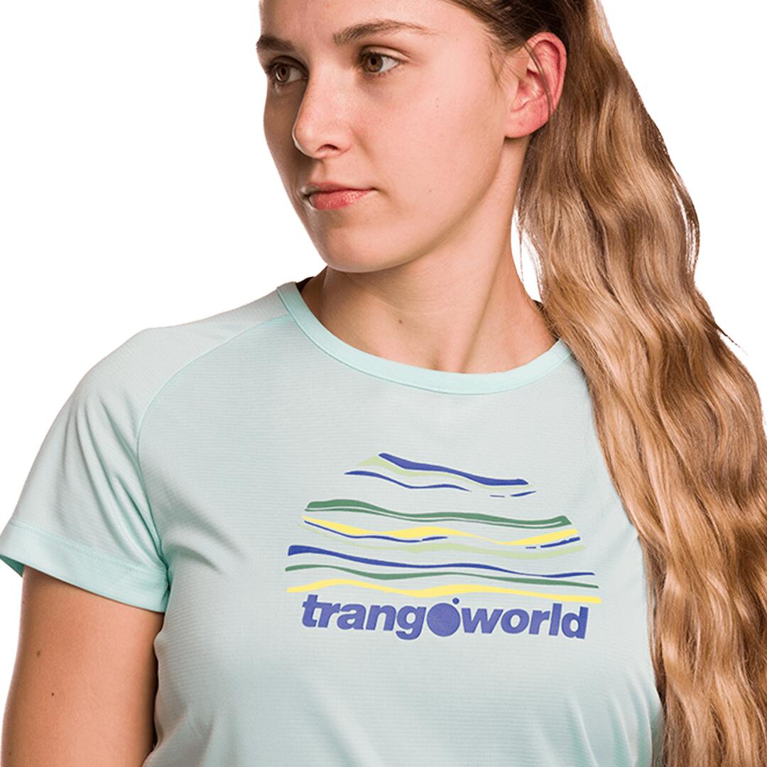 Camiseta para Mujer Trangoworld Sihl Azul protección UV+30 5/5
