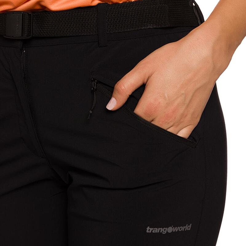 Pantalón para Mujer Trangoworld Buhler sf Negro protección UV+50