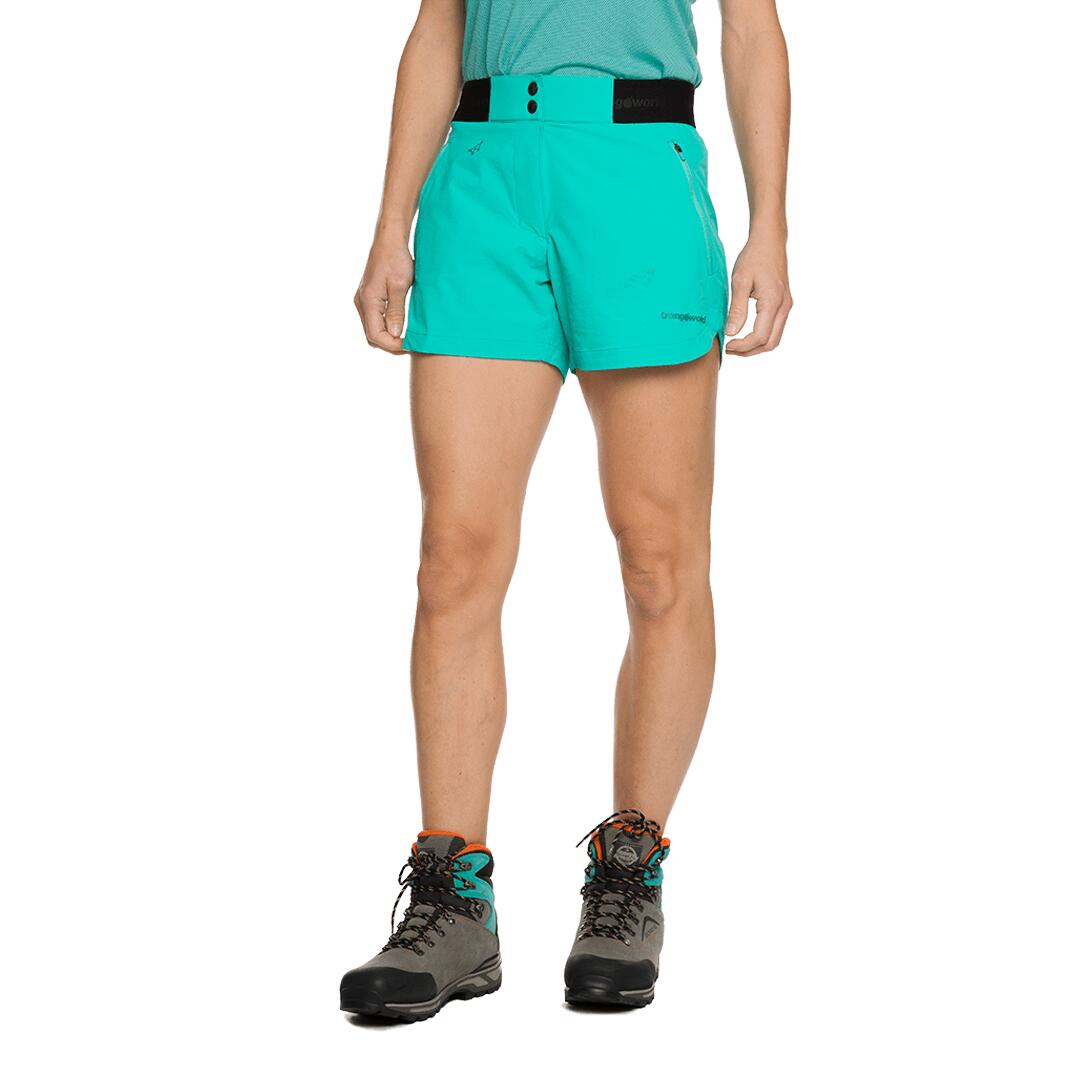 Pantalones cortos para Mujer Trangoworld Stora Azul/Verde 3/7
