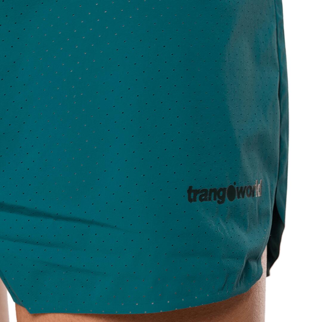 Pantalones cortos de Trail Running para Hombre Trangoworld Grotte Azul/Naranja 7/7