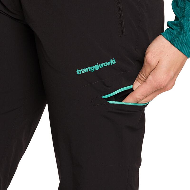 Pantalón para Mujer Trangoworld Luna sf Negro/Azul protección UV+30