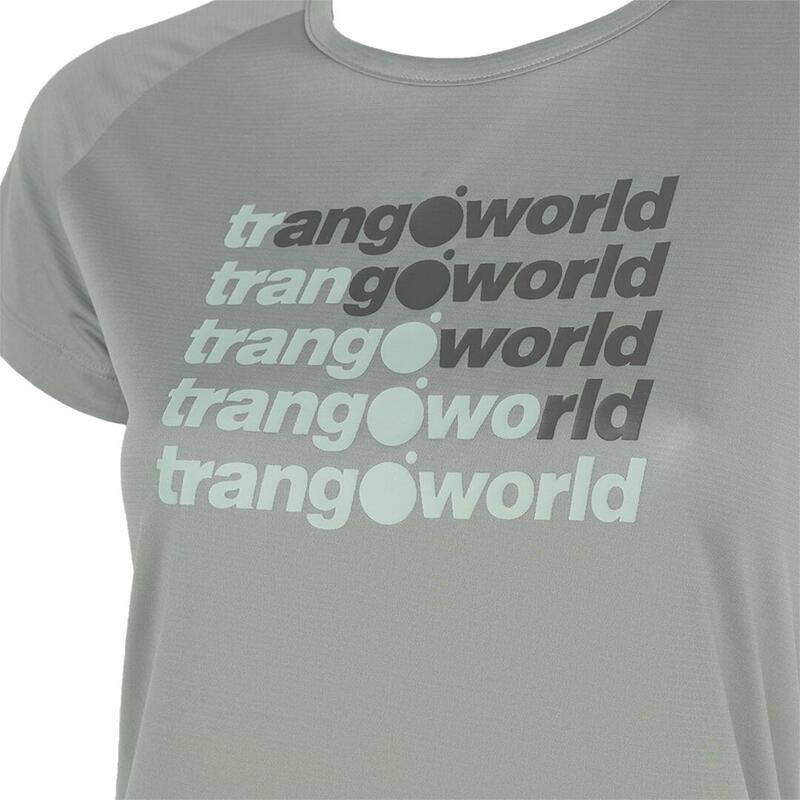 Camiseta para Mujer Trangoworld Ohrid Gris protección UV+30