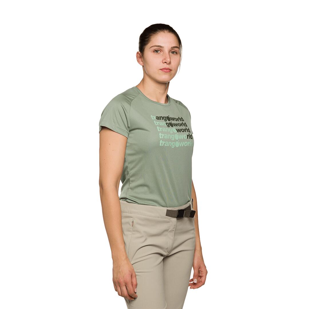 Camiseta para Mujer Trangoworld Ohrid Gris 3/6