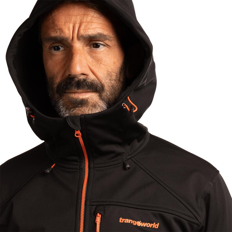 Softshell para Hombre Trangoworld Trx2 soft pro dr Negro/Negro