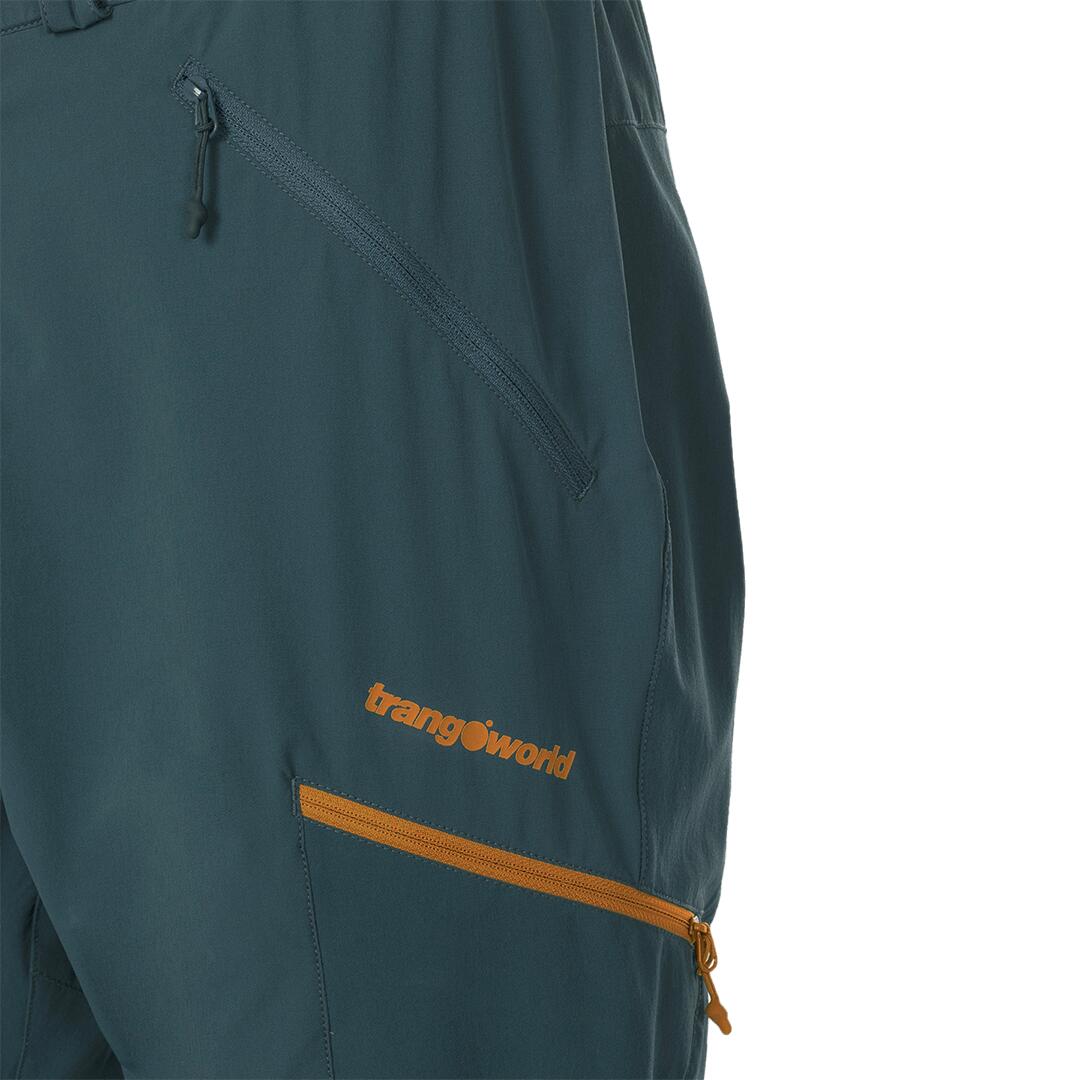 Pantalón para Hombre Trangoworld Malmo th Verde/Verde/Naranja 2/7