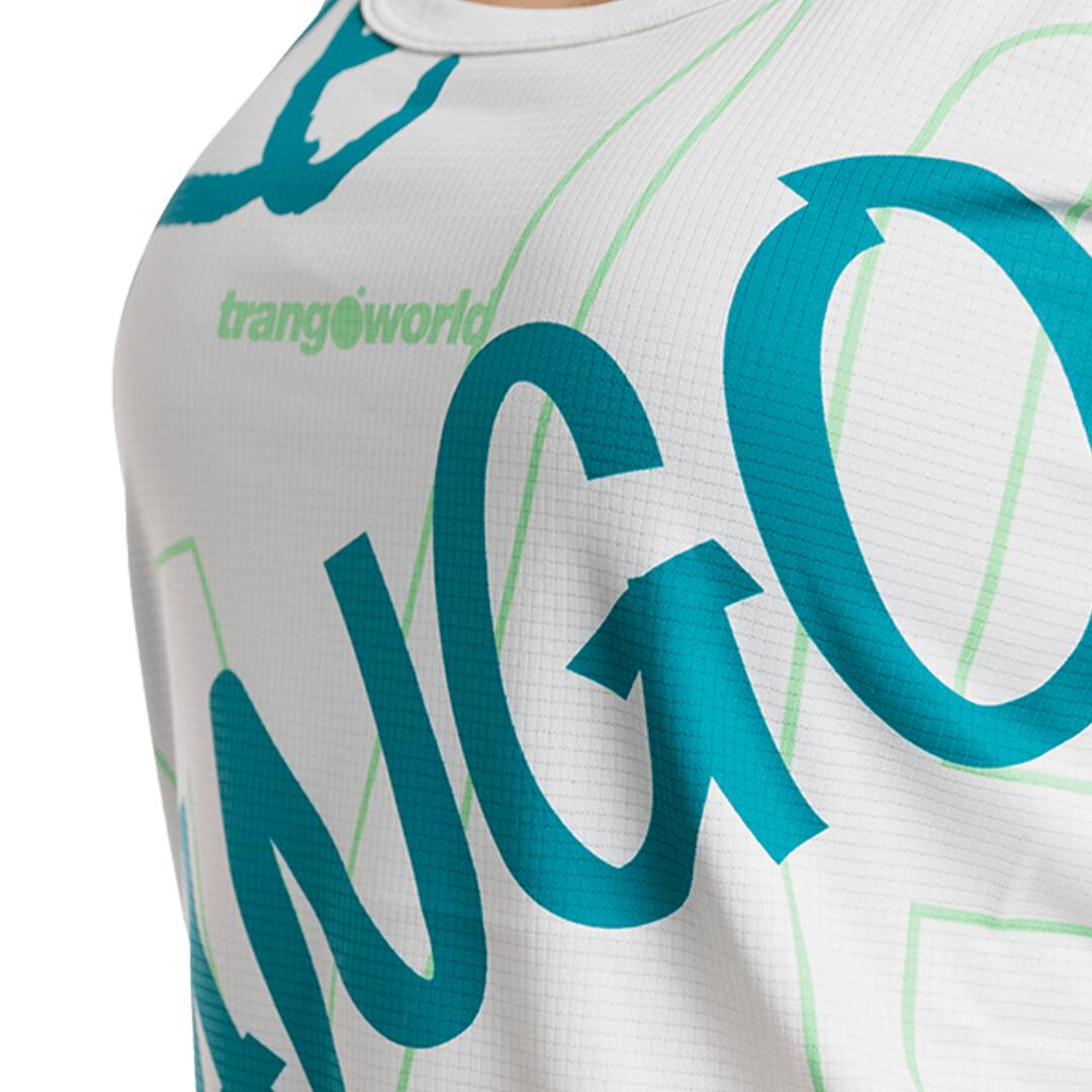 Camiseta de Trail Running para Mujer Trangoworld Senz Blanco 6/6