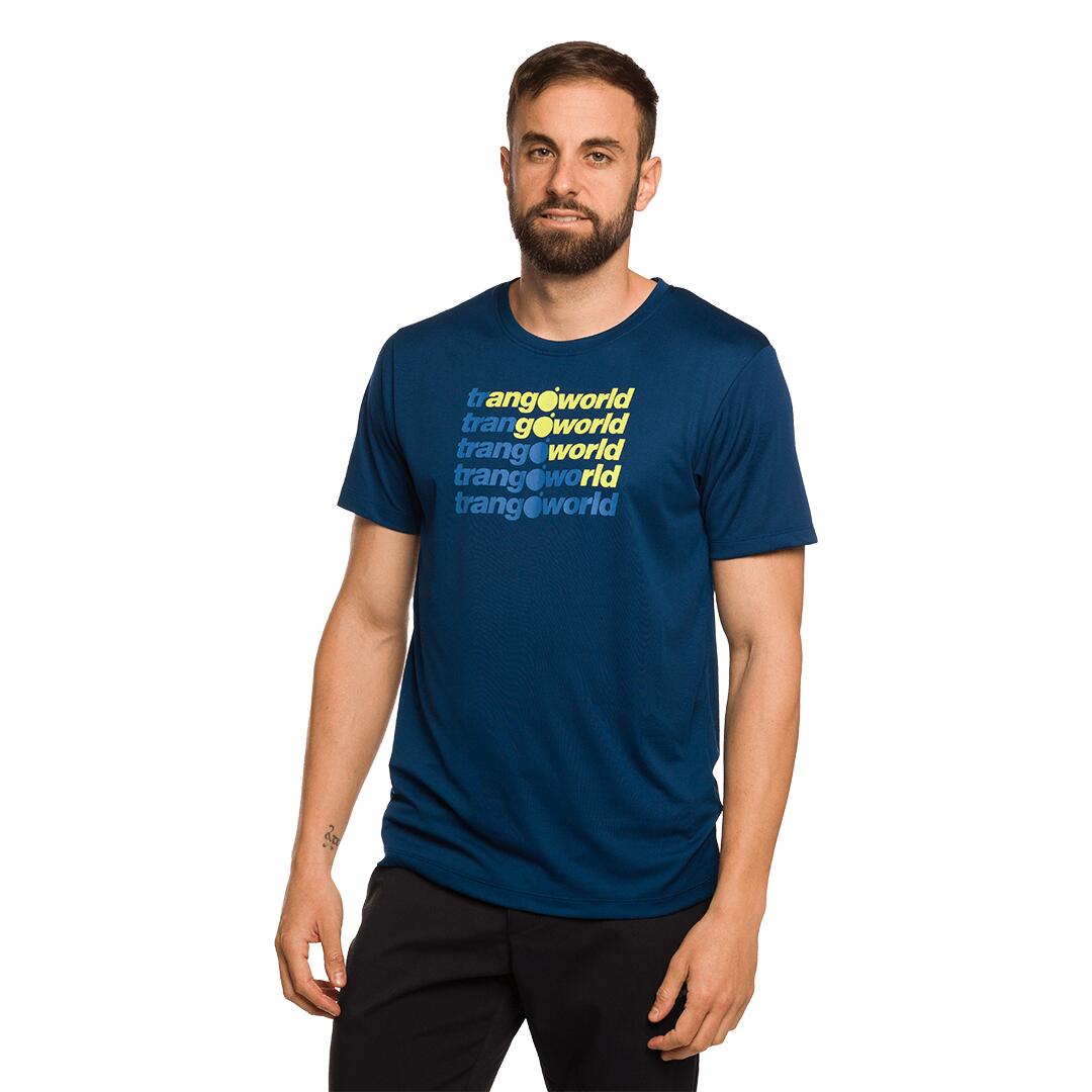 Camiseta para Hombre Trangoworld Arbas Azul protección UV+30 3/6