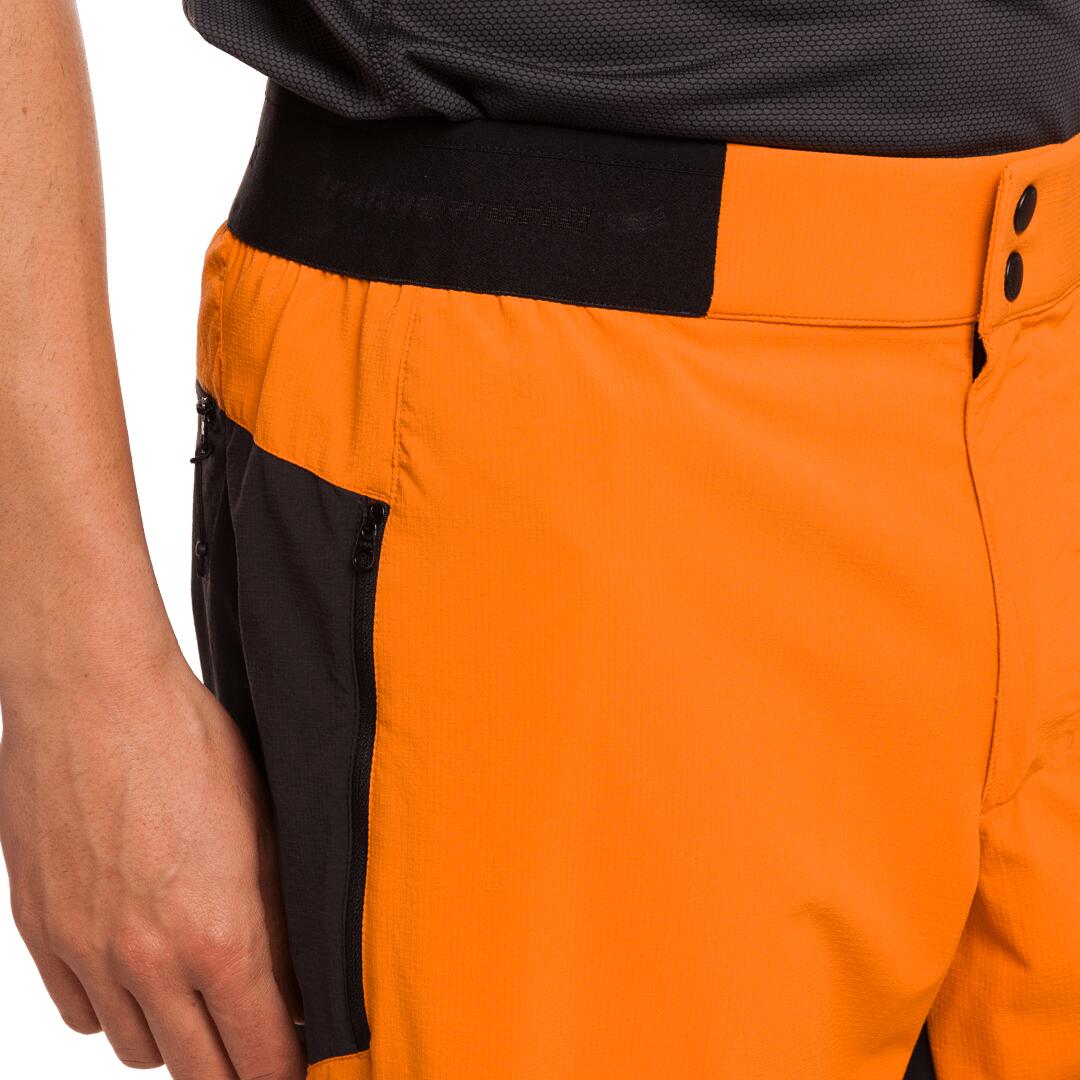 Pantalones cortos para Hombre Trangoworld Hornavan Naranja/Negro/Negro 6/7