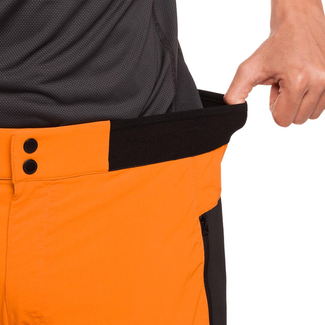 Pantalones cortos para Hombre Trangoworld Hornavan Naranja/Negro/Negro 5/7