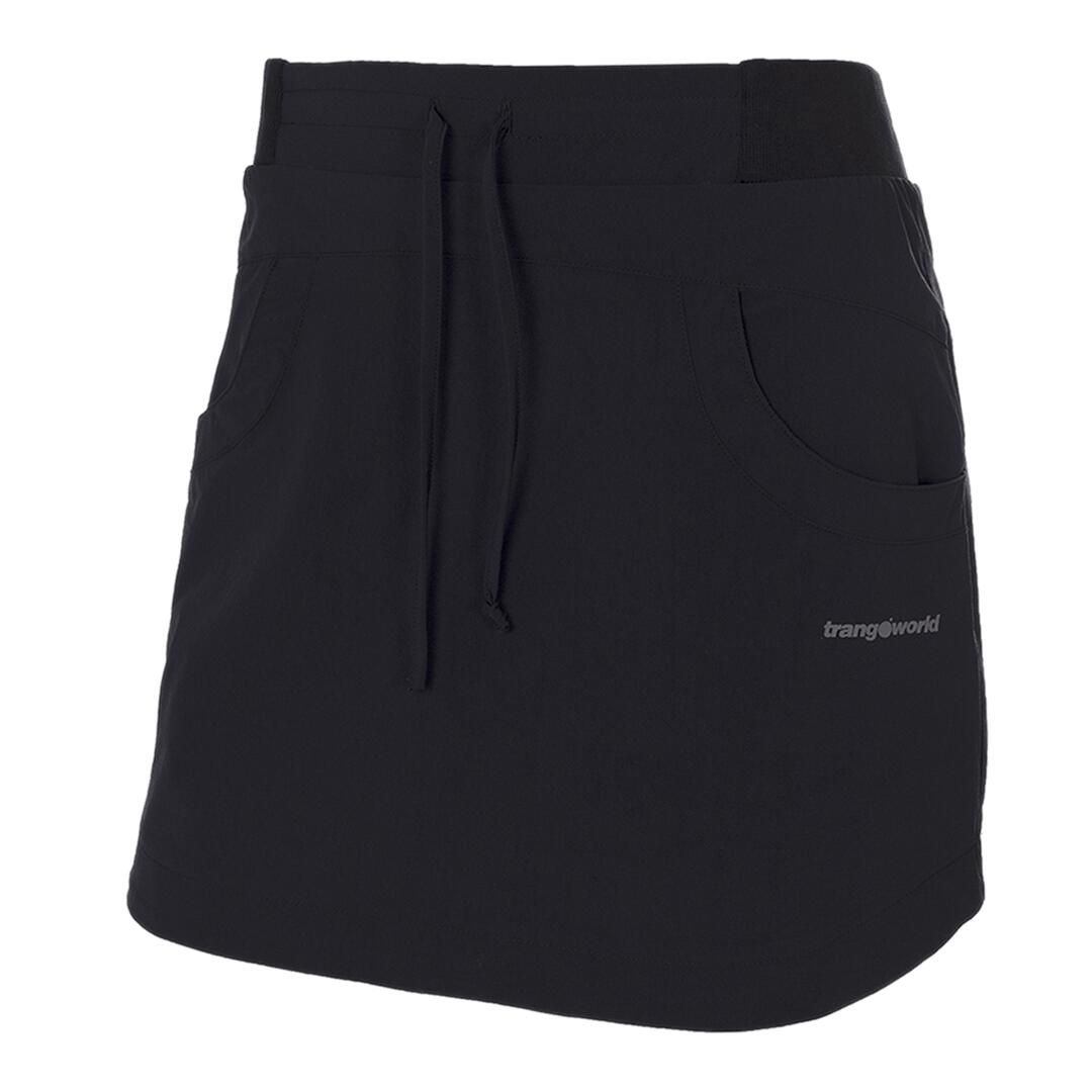 TRANGOWORLD Falda para Mujer Trangoworld Nantes sf Negro protección UV+50