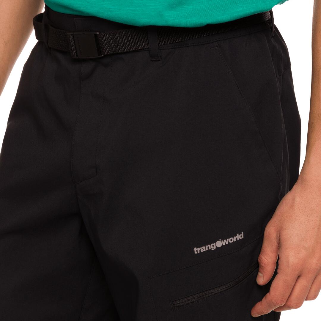 Bermuda para Hombre Trangoworld Laruns sf Negro protección UV+50 5/7