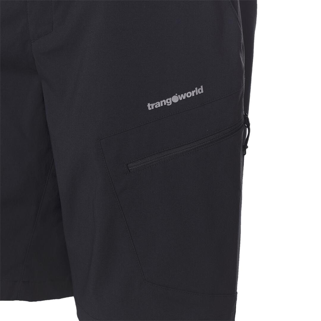 Bermuda para Hombre Trangoworld Laruns sf Negro protección UV+50 2/7