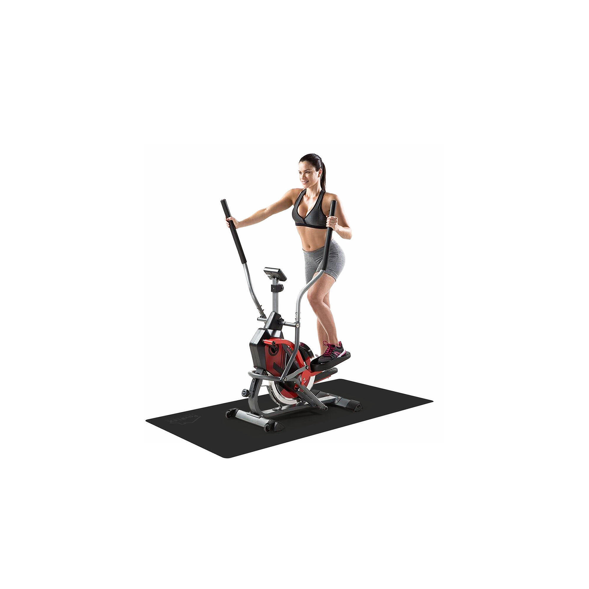 Cycling mat. Esterilla para rodillo diseñada para rodar horas en casa 4/5