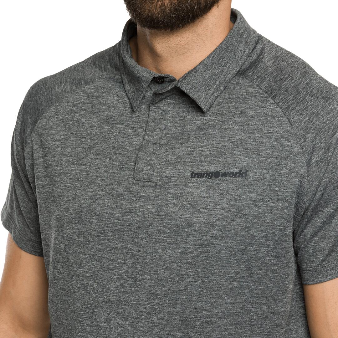 Polo manga corta para Hombre Trangoworld Gordon Gris 5/6