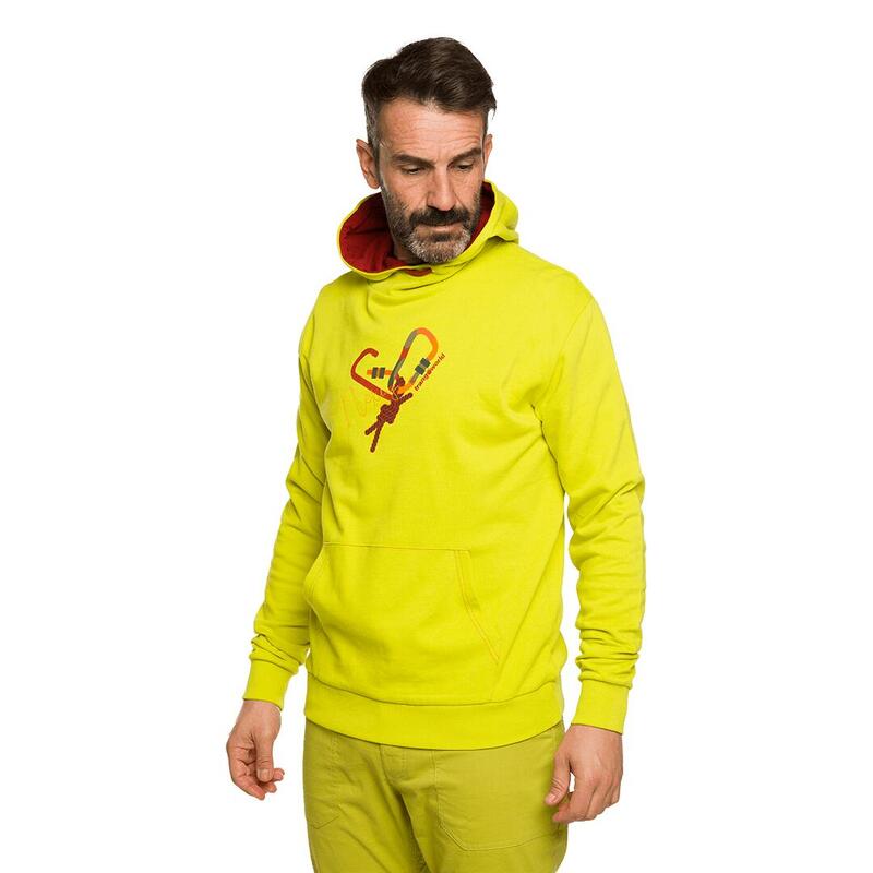 Sudadera para Hombre Trangoworld Nexus Amarillo/Rojo