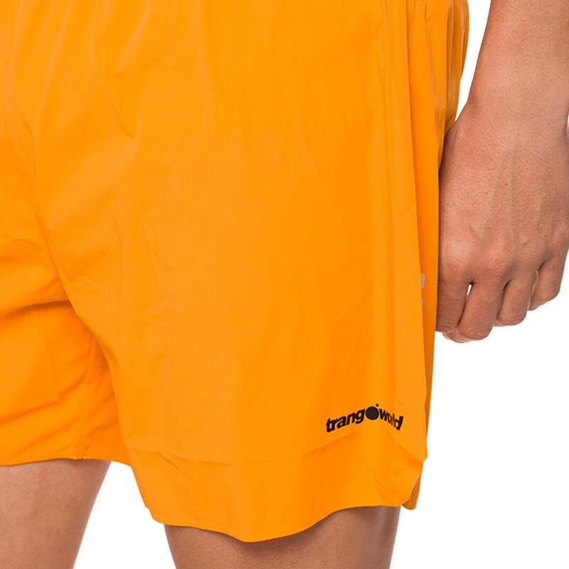 Pantalones cortos de Trail Running para Hombre Trangoworld Servoz Naranja/Negro