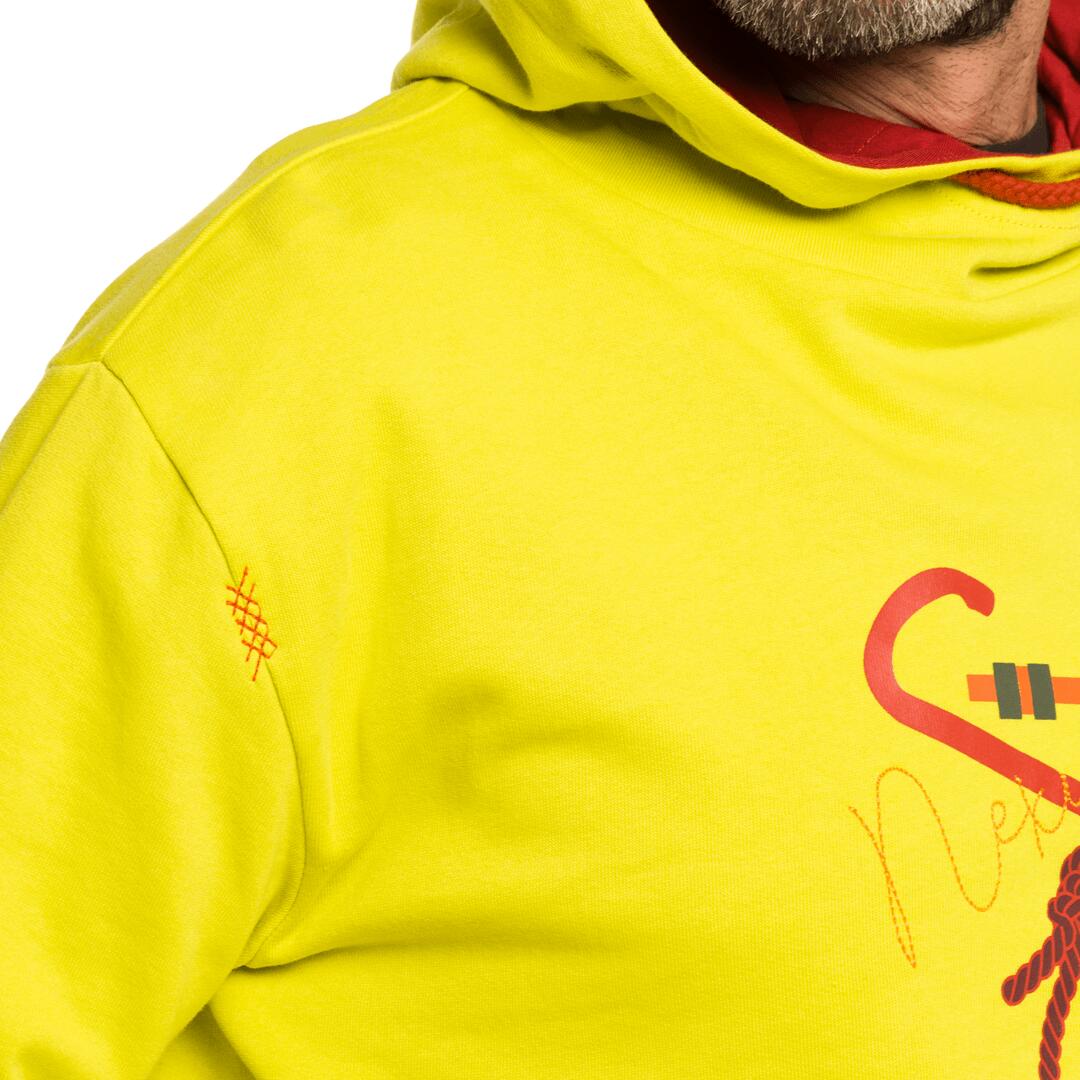 Sudadera para Hombre Trangoworld Nexus Amarillo/Rojo 6/6