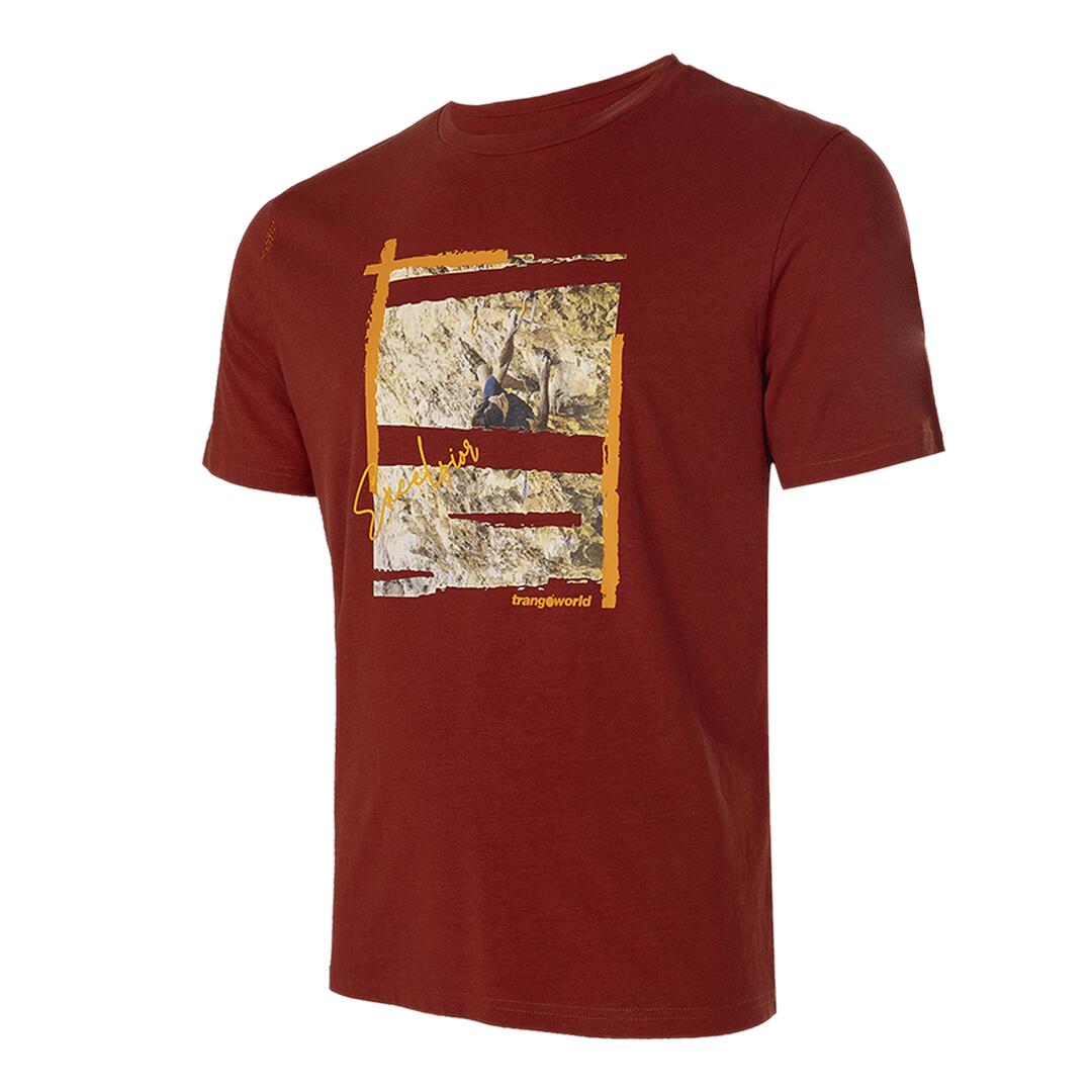 TRANGOWORLD Camiseta para Hombre Trangoworld Excelsior Rojo