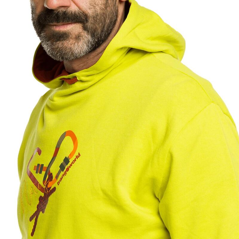 Sudadera para Hombre Trangoworld Nexus Amarillo/Rojo