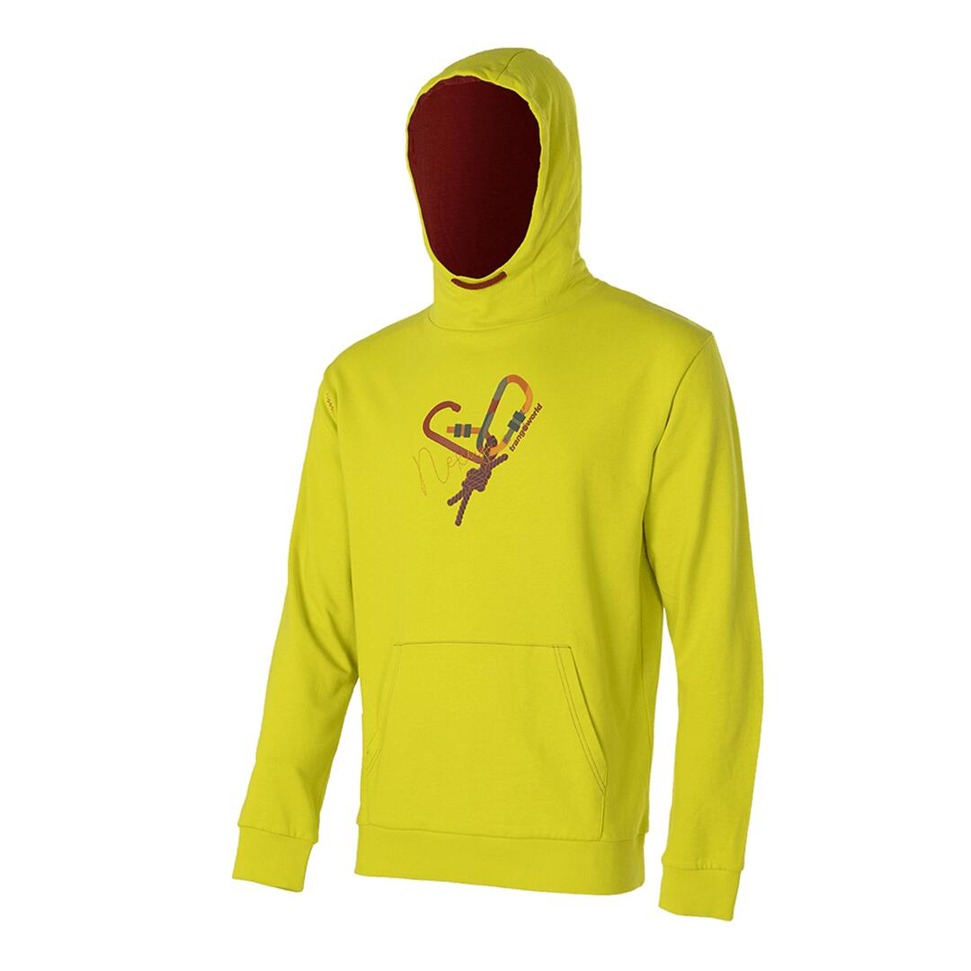 TRANGOWORLD Sudadera para Hombre Trangoworld Nexus Amarillo/Rojo
