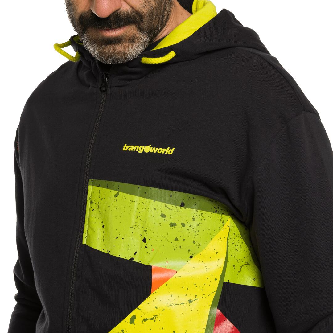 Chaqueta para Hombre Trangoworld Bigz Negro/Amarillo 6/7