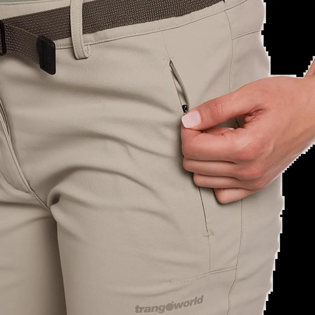 Pantalón para Mujer Trangoworld Mamey sf Marrón/Gris 6/7